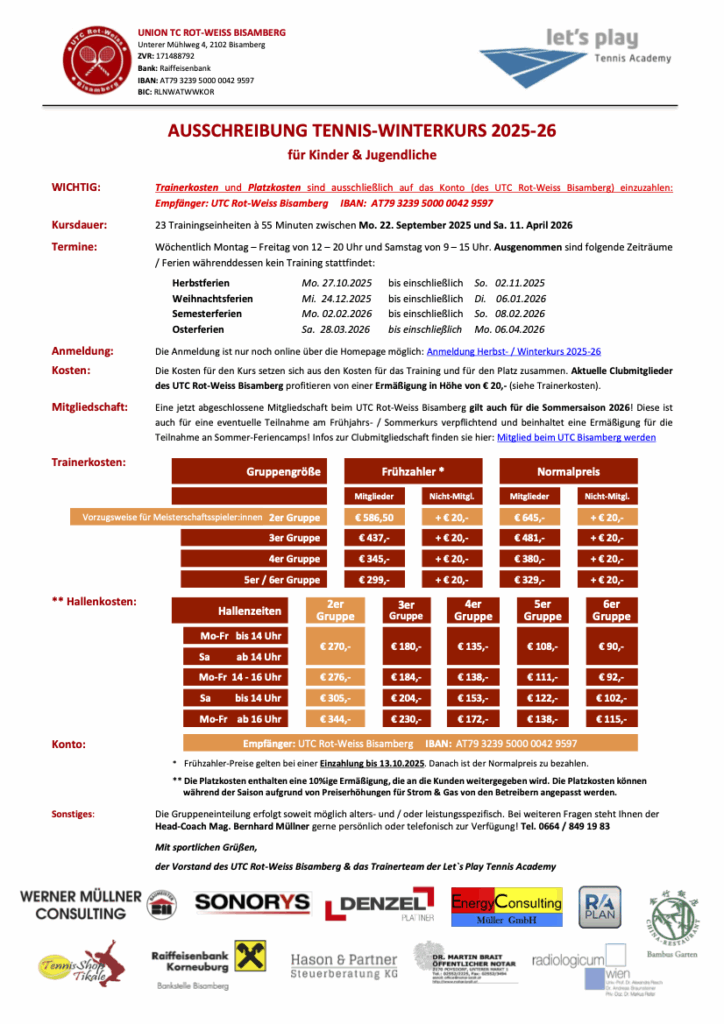 Ausschreibung Herbst-Winterkurs 2025-26 UTC Bisamberg-png