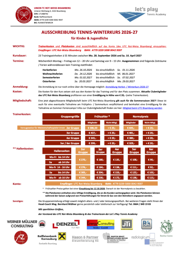 Ausschreibung Herbst-Winterkurs 2026-27 UTC Bisamberg-png